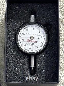 Starrett 81-281J Dial Indicator 0-100 Dial 2.5mm Range Machinist Tool Unused