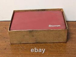 Starrett 811-1CZ Dial Test Indicator With Case & Original Box