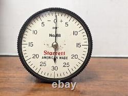 Starrett 811-1CZ Dial Test Indicator With Case & Original Box