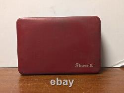 Starrett 811-1CZ Dial Test Indicator With Case & Original Box