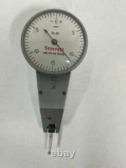 Starrett 811-5P Dial Test Indicator with Swivel Head. 030 Range. 0005
