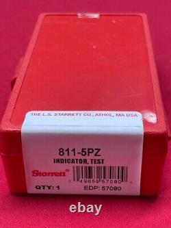 Starrett 811-5PZ Dial Test Indicator with Swivel Head. 030 Range, 0-15-0 Dial
