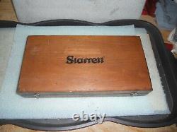 Starrett #82 Dial Bore gauge Set, Starrett #25-611-620 Indicator reads 0.0001