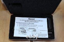 Starrett Back Plunger Metric Dial Indicator Set 0-5mm / 0.01mm 0-100 Dial