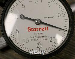 Starrett Co. 675 Inspection Stand Dial Comparator 25-131 with Base