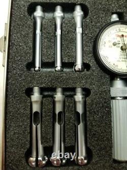 Starrett Dial Bore Gage 81-111-630 (Cat No. 82). 0001 with 4 Probes and Case