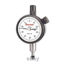 Starrett Dial Indicator 0.250 inch Range, 0-50-0 Balanced Dial 81-141J