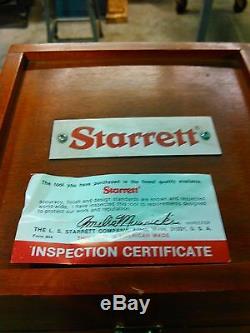 Starrett- Dial-Indicator-125-Range. 0005 Base Inspection Gauge USA No-25-131