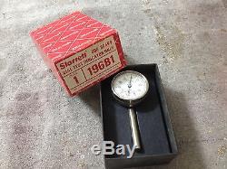 Starrett Dial Indicator 196B1 with Magnetic Base 657 & 196K Sleeve original boxes