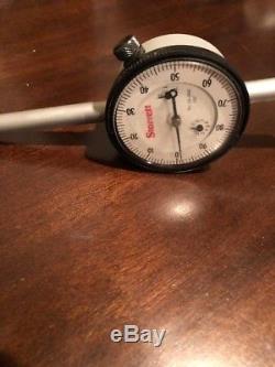 Starrett Dial Indicator 25-2041J 0-2 inches high precision Perfect Working Order