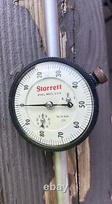 Starrett Dial Indicator 25-4041 Graduation. 001dial 0-100 Range 4 USA READ