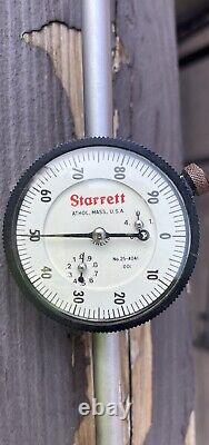 Starrett Dial Indicator 25-4041 Graduation. 001dial 0-100 Range 4 USA READ