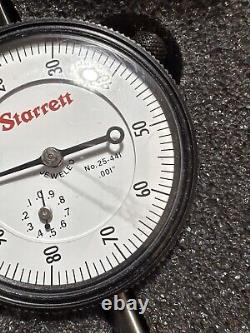 Starrett Dial Indicator, 25-441J WCSC (Read Description)