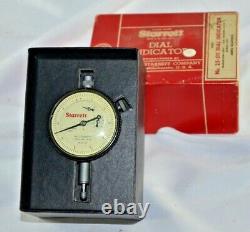 Starrett Dial Indicator 25-511 With Lever Control with Box