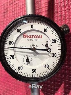 Starrett Dial Indicator 4 in Range With 2.25 DIA FACE Model 25-4041J