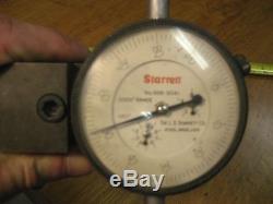 Starrett Dial Indicator 5 Inch Range With 2.5 DIA FACE light Weight 655-5041