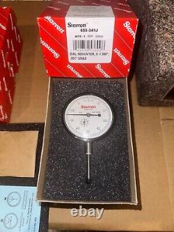 Starrett Dial Indicator 655-341j 0-1.000.001 Grad