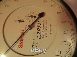 Starrett Dial Indicator 656-617 Micrometer Metrology Tool As Pictured #12-a-52