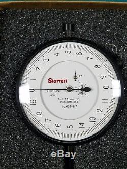Starrett Dial Indicator 656-617J. 400 Range. 0001 New in Box
