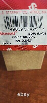 Starrett Dial Indicator 81-241J Opened Box