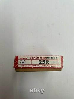 Starrett Dial Indicator Contact Point Set 25R for 25AGD, New