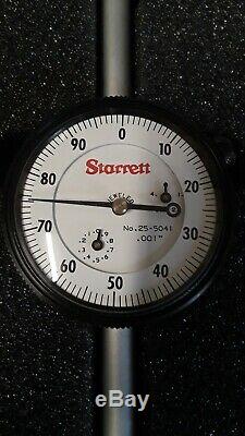Starrett Dial Indicator Model 25-5041j Size 0-5 X. 001