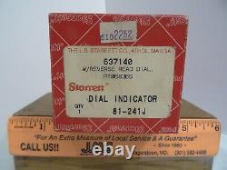 Starrett Dial Indicator Model 81-241J in Original Box