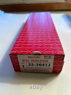 Starrett Dial Indicator, New In Box, 25-2041J, L. S. Starrett Co. Athol, MA, USA