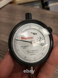 Starrett Dial Indicator No. 25-511 with Starrett Magnetic Base No. 657T