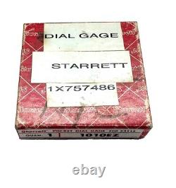 Starrett Dial Indicator Pocket Gage 1010-EZ. 0005 Thin Easy Carry Model USA