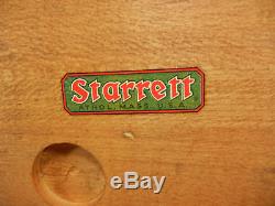 Starrett Dial Indicator Set #196 wood case complete Free Ship G043