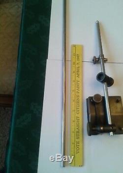 Starrett Dial Indicator Stand / with rods & attachments