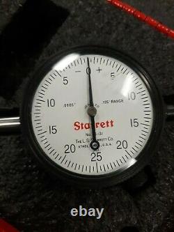 Starrett Dial Indicator with No. 625 and heavy duty metal box