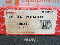 Starrett Dial Test Indicator 196A1Z Black Plunger Case Machinist EDP 50697