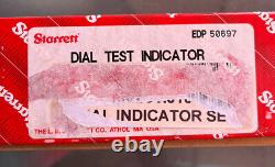Starrett Dial Test Indicator 196A1Z Black Plunger Case Machinist EDP 50697