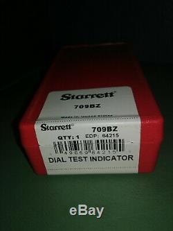 Starrett Dial Test Indicator, Hori, 0 to 0.060 In 709BZ