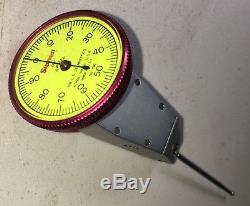 Starrett Dial Test Indicator No. 196 0-100 Dial Reading, 2 In Contact. 001 Grads