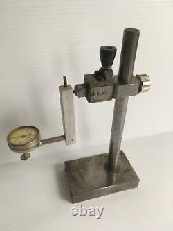 Starrett Dial Test Indicator No 196, Jeweled. 001'' with Custom stand machinist