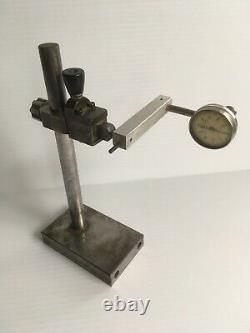 Starrett Dial Test Indicator No 196, Jeweled. 001'' with Custom stand machinist