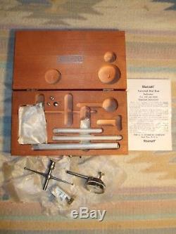 Starrett Dial Test Indicator No. 196 SET Unused Wood Box