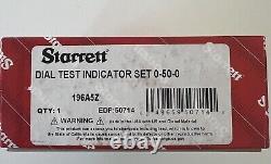 Starrett Dial Test Indicator Set 0-50-0 196A5Z