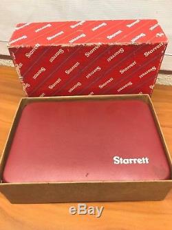 Starrett Dial Test Indicator Set Withbox 196A1Z with original case/ box (NEW)