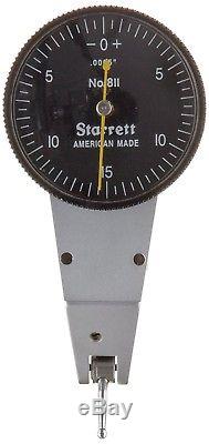 Starrett Dial Test Indicator Swivel Head 0-0.03 / 0.0005 0-15-0 Read
