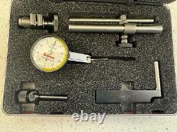 Starrett Dial Test Indicator with Dovetail Mount, Attachments and Case 708ACZ