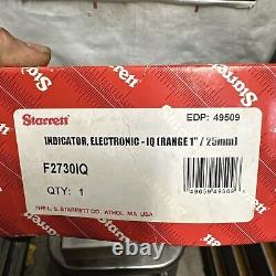 Starrett F2730IQ Digital Electronic Dial Indicator 0-1/0-25mm. 00005/0.001mm