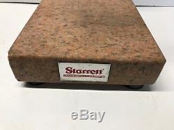 Starrett Granite Surface Plate 12 x 8 x 2 10 Column with 25-261 Dial Indicator
