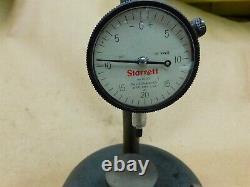 Starrett Indicator 25-44 with 654 Dual Bench Gage Adjustable Height Table