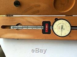 Starrett Large Dial Indicator used for drop, 6 inch Stroke #656 6041 with box