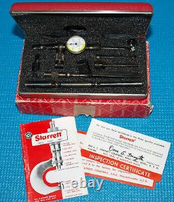 Starrett Last Word 711 Dial Test Indicator Set 0005 Tested. Excellent Condition