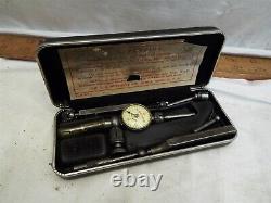 Starrett Last Word Dial Indicator Gauge 711-G. 001 with Case Machinist Gage